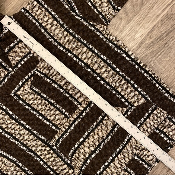 Y2K VTG Frank’s Knit Hoodie L Measurement Good Condition Brn - Picture 5 of 8